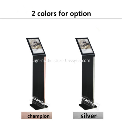 A4 Portrait Acrylic Poster Holder Freestanding